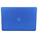 HDE MacBook Air 13 inch Case Soft Touch Matte Plastic Hard Case with Keyboard Cover (Models: A1369 and A1466), Blue