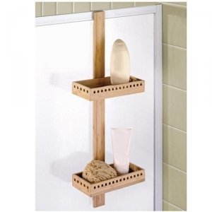 etagere bois douche