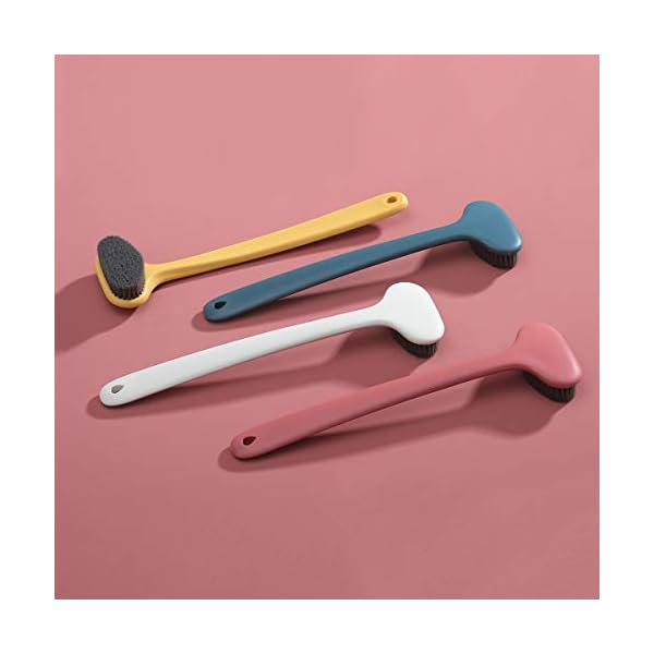 Surlees-Back-Scrubber-for-Shower-for-Men-Women-Elderly-Bath-Brush-Body-Brush-15-Orange Surlees Back Scrubber for Shower for Men Women Elderly, Bath Brush, Body Brush (15'', Orange)