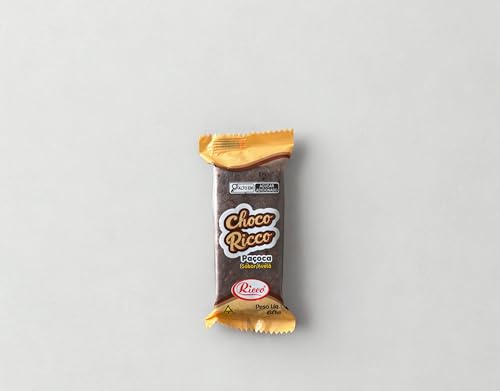 Choco Ricco - Paçoca com Cacau e Avelã - Pote 20 Unidades