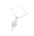 3Pcs Gold Head Chain Accessories Indian Bohemian Bollywood Jewelry for Women Headpiece