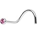 Body Candy Stainless Steel Rose Pink Nose Stud Screw Ring Created with Crystal 20 Gauge 1/4