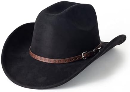 Larry Mahan 500X Superior Fur Felt Cowboy Hat Black Size 7 1/4