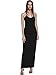 KIRA Women's Adjustable Spaghetti Straps Long Cami Slip Dress