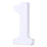 Smartcoco DIY Wooden Hight 8 CM Width 4-5 CM Number 0 1 2 etc 10 Numbers Arbitrary Collocation Design Home Party Decor