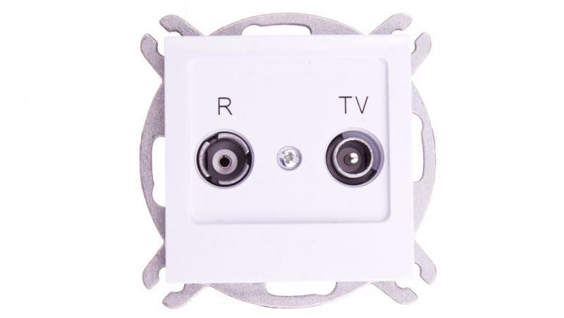 Ospel GPA-GK/m/00 Socket White IP20, 71 mm 34 mm 71 mm 100 g