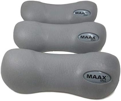 Amazon Com Set Of 3 Maax Spa Hot Tub Neck Pillow Gray Head Rest