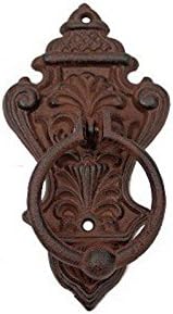 Heurtoir de Porte Traditionnel en Fonte Couleur Rouille