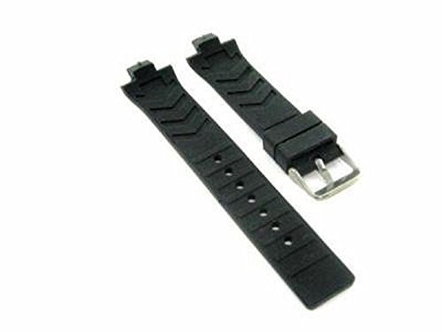 21.5mm Black silicone rubber Watchband to fit TAG Heuer Kirium Gents watch