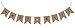 Sterling James Co. Baby Girl Burlap Banner - Baby Shower Decorations for Girl - Gender Reveal Party
