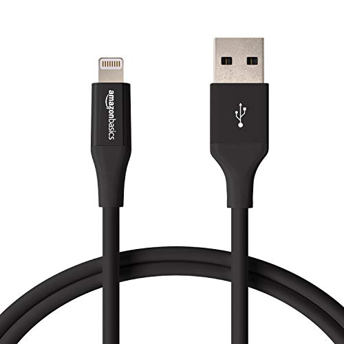 Amazon Basics Lightning to USB A Cable, Advanced Collection, MFi Certified Apple iPhone Charger