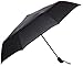 AmazonBasics Automatic Travel Small Compact Umbrella With Wind Vent - Black primary