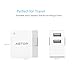 ABTOR 2.1A Dual USB Charger with 2-Port and Foldable Plug for iPhone 7/7 plus/SE/6S/6S plus/6/6 plus/ iPad Air 2 / mini 3/Google Pixel/Galaxy S7/Galaxy S7 Edge/LG G5 and More (1Pack,White)