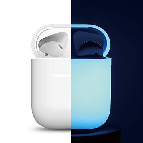 elago AirPods Silicone Case [Nightglow Blue] - [Extra Protection] for AirPods Case