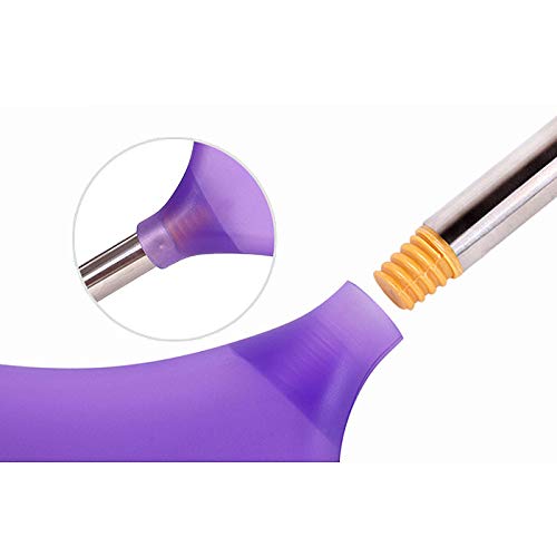 Sonmer Household Practical Cleaning Broom and Dustpan Set (Purple) - Thumbnail 5
