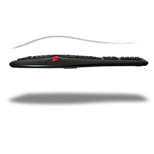 Adesso WKB-3500UB Tru-Form 3500, 2.4GHz Wireless Ergonomic Trackball Keyboard