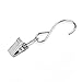 Mopao Party Light Hanger Metal Hanging Clips Hook Clamp Hanger for Curtain, String Party Light and Outdoor Activities Clip, 20 Pieces (2.9inch)