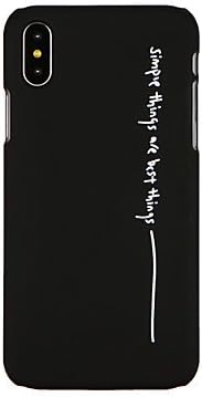 Case For Apple iPhone X iPhone 8 Pattern Back Cover Word / Phrase Hard PC for iPhone X iPhone 8 Plus iPhone 8 iPhone 7 Plus iPhone 7 ( Color : Black , Compatible Models : IPhone 6s Plus/6 Plus )