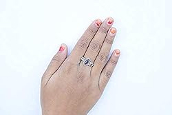 Amethyst Stone Ring, 925 Sterling Silver Statement