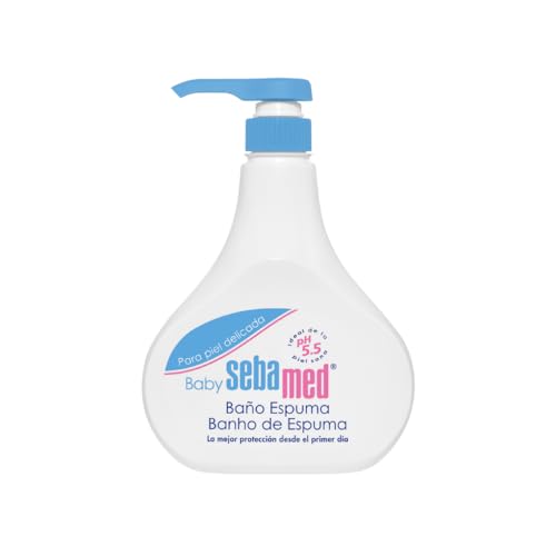 - Baby espuma baño, fórmula sin jabón con pH 5.5, refuerza el desarrollo del manto ácido del bebé y el equilibrio hídrico de la piel, 1000 ml