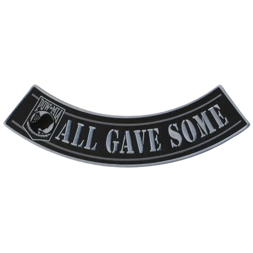 Milwaukee Leather All Gave Some 12” X 3” Bottom Rocker Patch - 12W X 3H