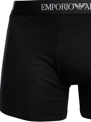 Herren-Boxershorts, Schwarz/Schwarz/Schwarz, S