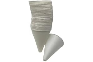 SALBREE 50 Disposable Funnel for Single Use, Engine Oil Funnel, Paper Funnel for Dispensers, Motor Oil Funnel, Paper Funnels, Cone Funnel Similar to Valvomax