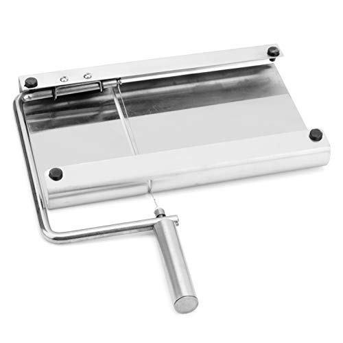 image for Bekith Cheese Slicer Stainless Steel Wire Cutter With Serving Board - 
