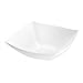 PARTY BARGAINS 32oz Square Plastic Bowls - 5 Pack, White, Heavy Duty Shatterproof Disposable Fancy Serving Bowls, Premium Quality Salad Bowls for Weddings, Baby Shower, Party Snack