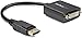 StarTech.com DisplayPort to DVI-D Adapter - 1920x1200 - Passive DVI Video Converter with Latching DP Connector (DP2DVI2),Black primary