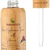 Natural V.I.P. Hyaluronic Acid with Rose Water Glow Serum - Anti Aging Treatment for Face