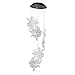 S SUNINESS LED Hummingbird Solar Wind Chimes Outdoor Changing Color Wind Mobile Spiral Spinner Portable Decorative Romantic Windbell Light for Patio Yard Garden Home Pathway (Angel)