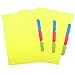 Jalousie 33 PCs Colorful Sticky Note Pads Bundle Include 18 100 Pages 3 in x 3 in Sticky Note Pads 12 3 in x 1 in Index Tab Sticky Note Pads and 3 Sets Divider Note Pads