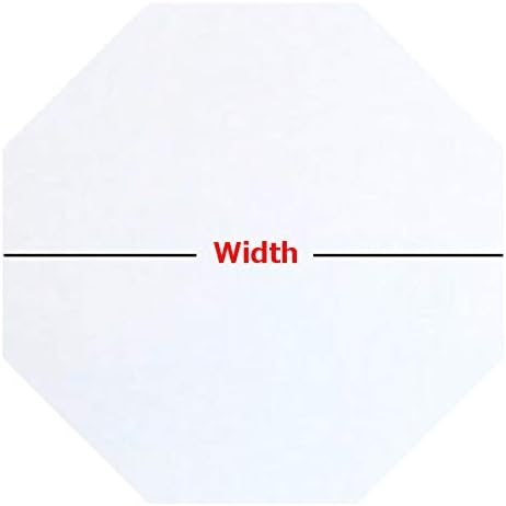 Amazon Com Autotech Park Precut Octagon Window Film White Color Self Static Adhesive Cling 33 Inch Width Home Kitchen