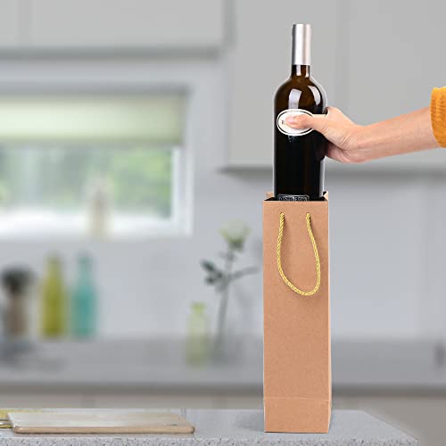 LotFancy Kraft Wine Bags 12 Pack, 4\