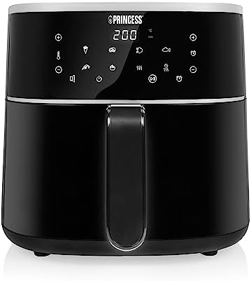 Friggitrice ad Aria 6L XXL, Airfryer Digitale con 6 Programmi, Display LED Touch, Risparmio Energetico, Meno Olio, Rivestimento Antiaderente, 1500 W, 182244