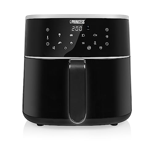 Friggitrice ad Aria 6L XXL, Airfryer Digitale con 6 Programmi, Display LED Touch, Risparmio Energetico, Meno Olio, Rivestimento Antiaderente, 1500 W, 182244