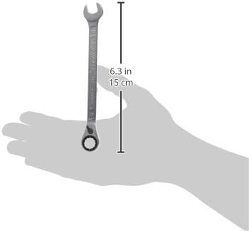 Chiave ad anello a cricchetto HAZET 606-10, uscita: doppio esagono esterno, larghezza tra i piani: 10 mm - Image 4