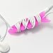 Fashion Silicone Fish Bone Earphone Cable Cord Winder Wrap for Iphone,ipod, Mp3, Mp4 Player Fishbone Headphone Holder - 7 Pack