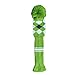 Scott Edward Green Grey White Argyle White Stripes Knit Golf Head Cover Set of 3 for Driver, Fairway, Hybrid/Utilitie
