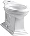 KOHLER K-4380-0 Memoirs Comfort Height Elongated Bowl, Chair-Height Toilet Bowl, Toilet Bowl Only, White