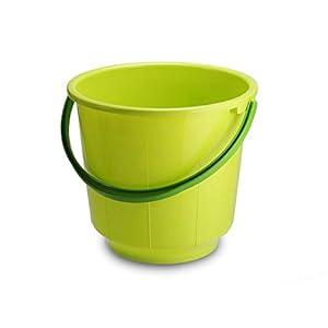 Kuber Industries Bucket for Bathroom|Unbreakable Plastic Bucket|Bathroom Bucket Capicity 16 LTR (Multicolour)