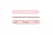 Iridesi Mini Nail Files Pink 3.5 Inches Long by 1/2 Inch Wide Emery Boards 280/320 Grit 12 Fingernail Filers Per Pack