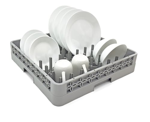 Peg Plate Rack for Commercial Dishwasher | Full Size Tray Rack |
