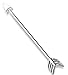 Body Accentz Industrial Bar 316L Surgical Steel Arrow Industrial Barbell 14 Gauge 1 1/2