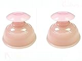 Healthy Care 2 Pcs Natural Nipple Enlargement & Enhancer Portable Eliminate Fatigue Vacuum Cupping (S 4.5cm(2.56 inch))