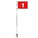 Practice Golf Putting Green Flags with Cup Backyard Golf Flagstick(Set of 1)
