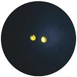 Dunlop Pro Double Yellow Squash Balls 3 Ball Tube Official Tournament Ball view 5