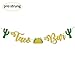 Taco Bar Gold Glitter Banner Sign Garland Pre-strung for Cinco De Mayo Mexican Fiesta Themed Party Taco Bar Decor