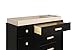 Babyletto Lolly 6 Drawer Assembled Double Dresser, Black/Washed Natural